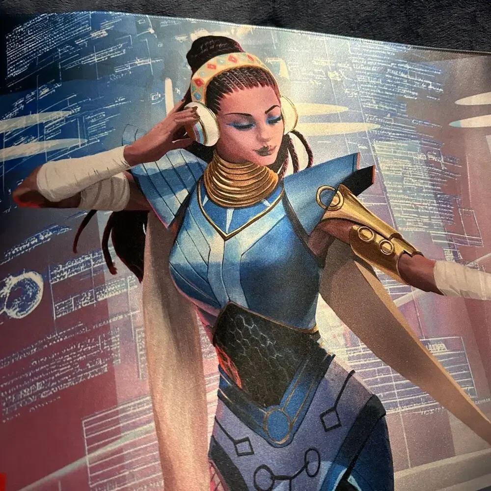 Magic The Gathering Marvel Playmat & card shuri D23 2026 Gamegenic + 10 cards!